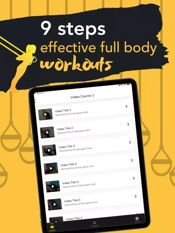 TRX Workout at Home vt apps iPad  स्क्रीनशॉट